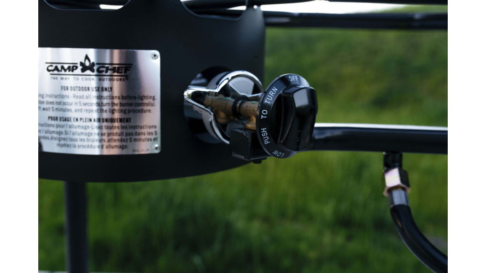 Camp Chef Pioneer Stove, 2 x 30000 BTU/hr Burners, Black, EX60PP