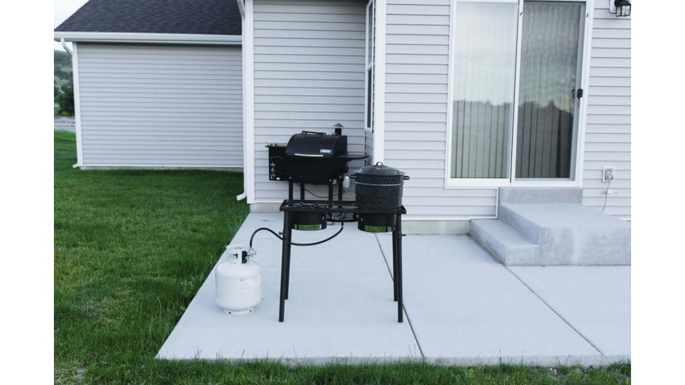 Camp Chef Pioneer Stove, 2 x 30000 BTU/hr Burners, Black, EX60PP