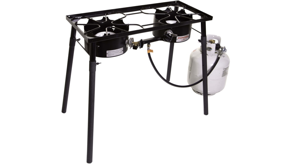Camp Chef Pioneer Stove, 2 x 30000 BTU/hr Burners, Black, EX60PP
