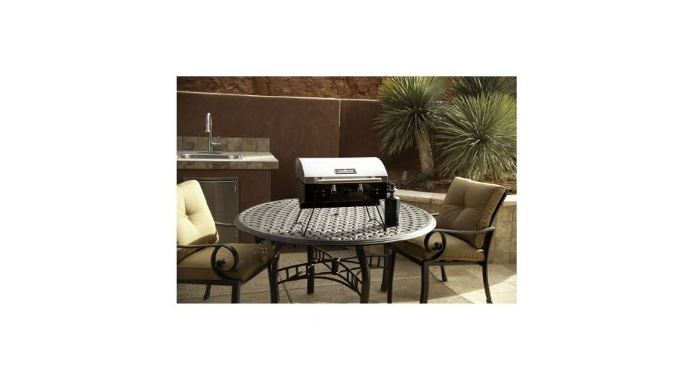 Camp Chef Portable BBQ Grill, Stainless Steel, PG100