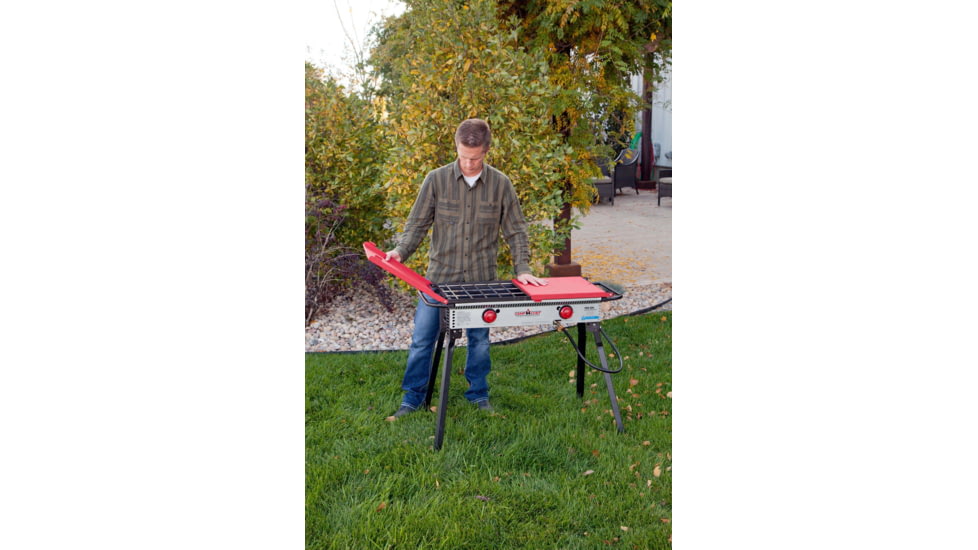 Camp Chef Pro 60X - 2 Burner Stove, Black and Red, PRO60X