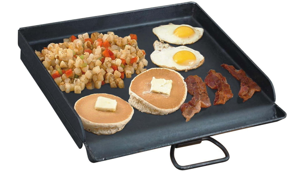Camp Chef Professional 16in x 15in Steel Griddle, 16in Length x 15in Width Griddle, Black, SG30