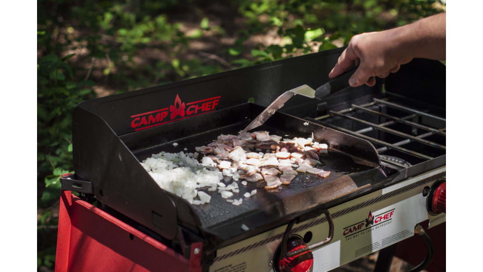 Camp Chef Professional 16in x 15in Steel Griddle, 16in Length x 15in Width Griddle, Black, SG30