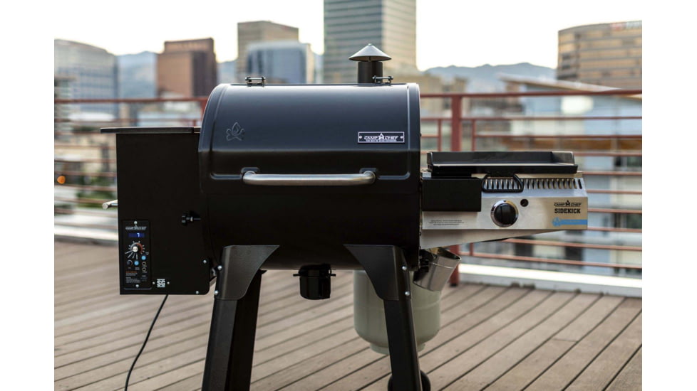 Camp Chef Professional 16in x 15in Steel Griddle, 16in Length x 15in Width Griddle, Black, SG30