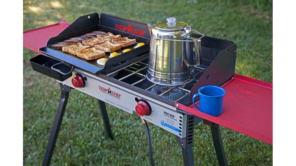 Camp Chef Professional 16in x 15in Steel Griddle, 16in Length x 15in Width Griddle, Black, SG30