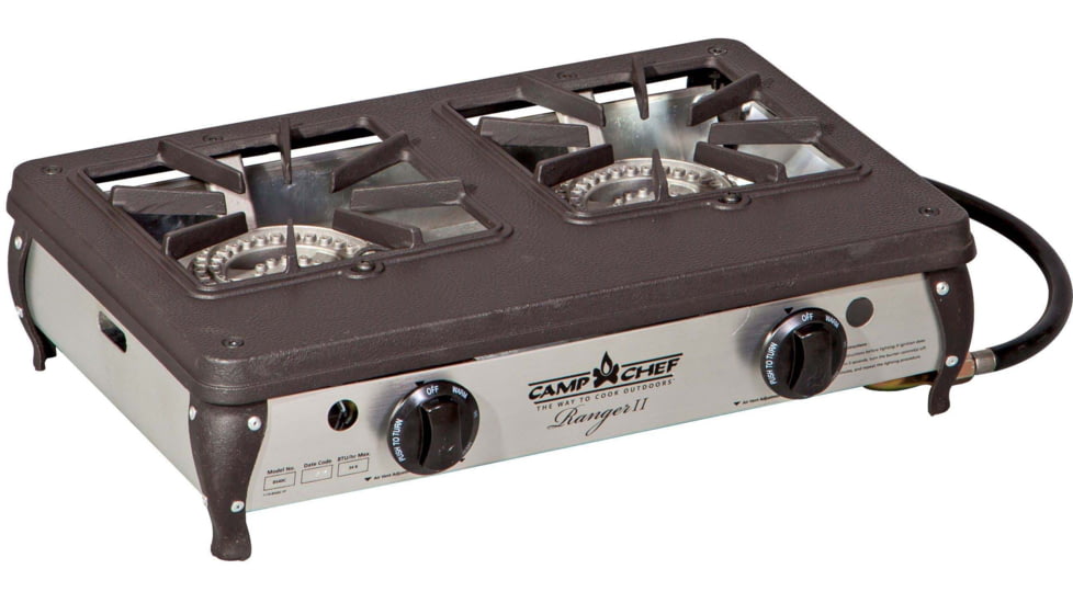 USED Camp Chef Ranger II Table Top Stove, Black/Gray/White, BS40C, EDEMO1