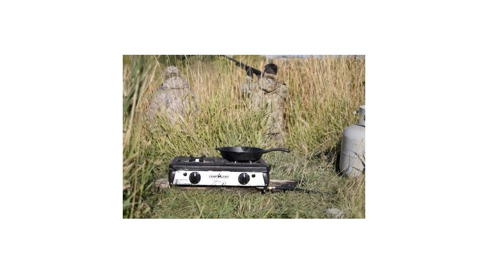 Camp Chef Ranger II Blind Stove, 2 x Burner, Cast Aluminum Burner BS40CCC