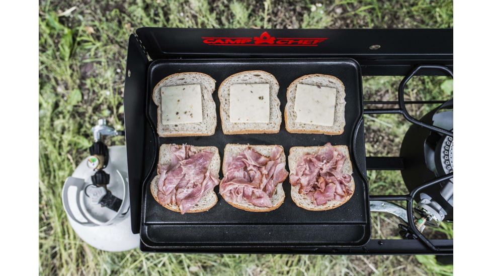 Camp Chef Reversible Pre-Seasoned Cast Iron, Black, CGG16B