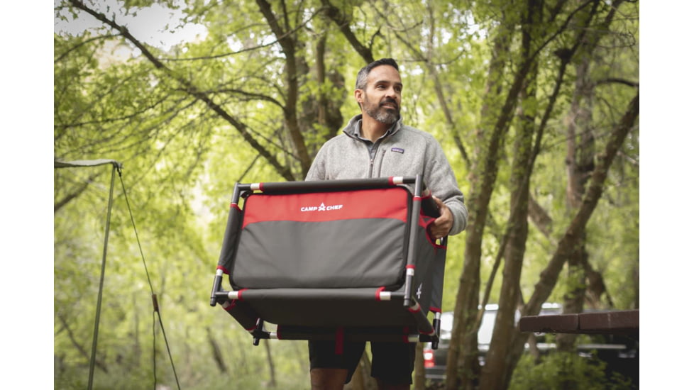 Camp Chef Sherpa Mountain Series Table, Red, MSTAB