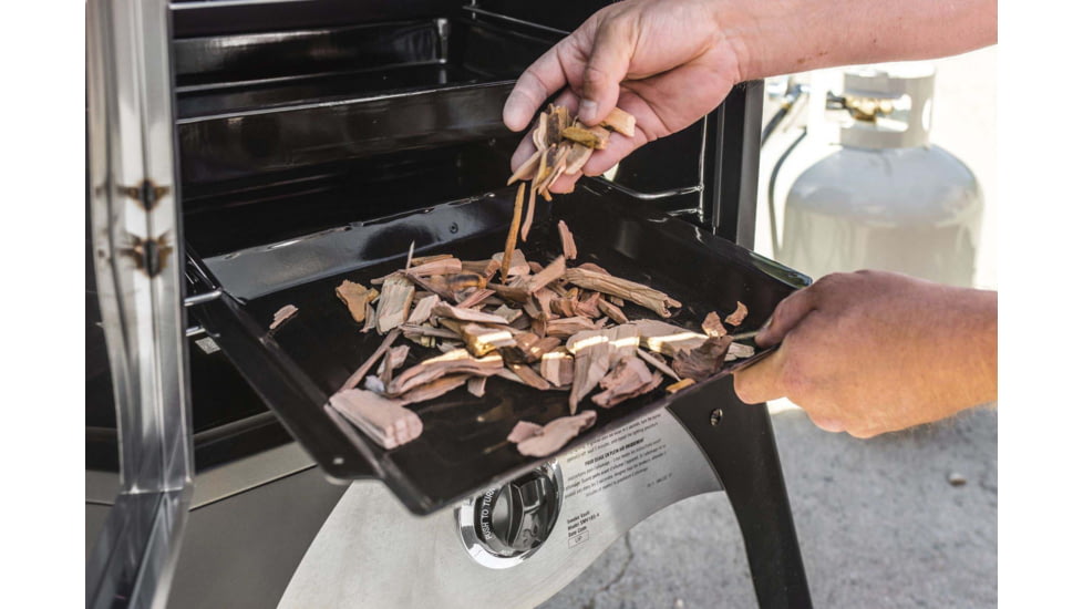 Camp Chef Smoke Vault Food Smoker, 18in, Silver/Black, SMV18S