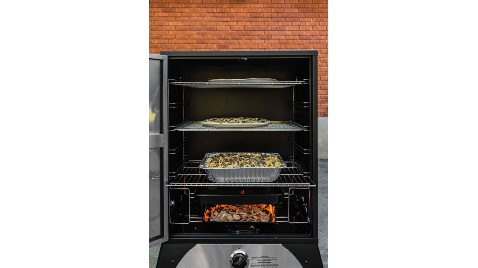 Camp Chef Smoke Vault Food Smoker, 24in, Silver/Black, SMV24S