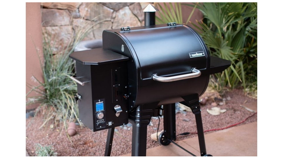 Camp Chef SmokePro SG 24 Wi-Fi Pellet Grill, Black, PG24SGC