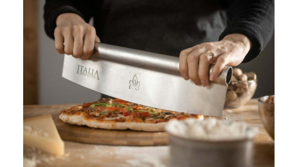 Camp Chef Stainless Steel Rocking Pizza Cutter, Silver, PZC14