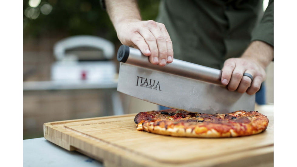 Camp Chef Stainless Steel Rocking Pizza Cutter, Silver, PZC14