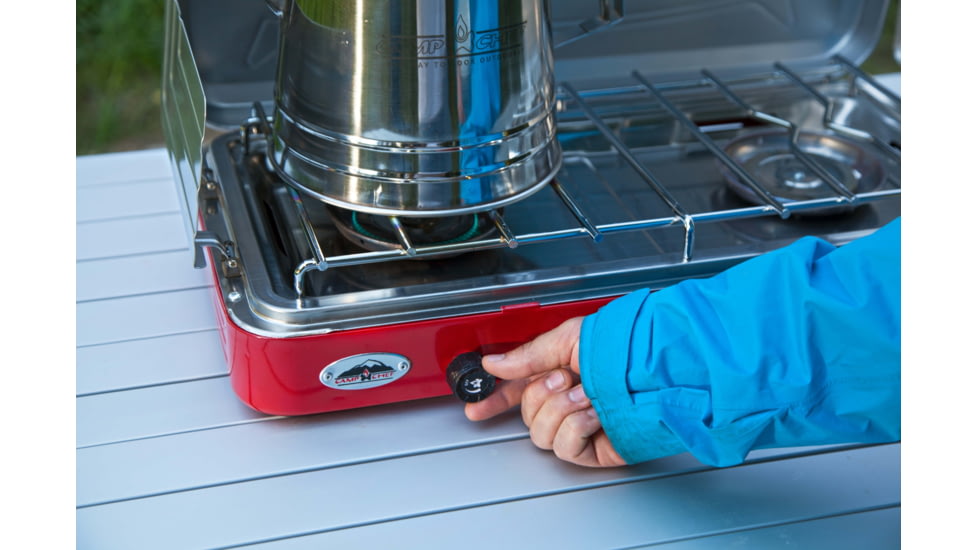 Camp Chef Summit Two Burner Camping Stove, Red, MS2HPR