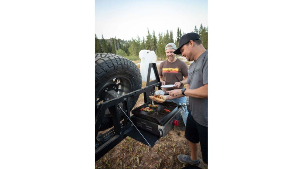 Camp Chef VersaTop Grill, 15000 BTU/hr Burner, Black/Stainless, FTG250