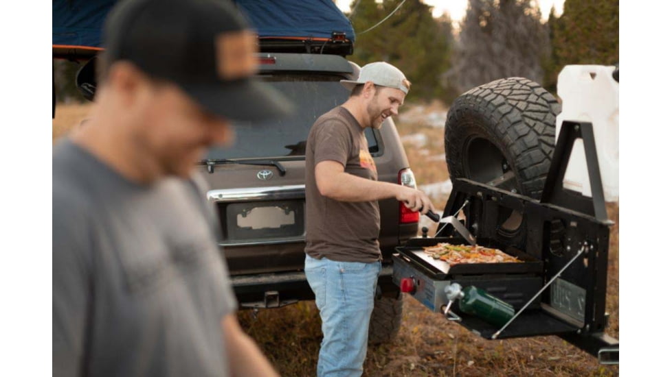 Camp Chef VersaTop Grill, 15000 BTU/hr Burner, Black/Stainless, FTG250