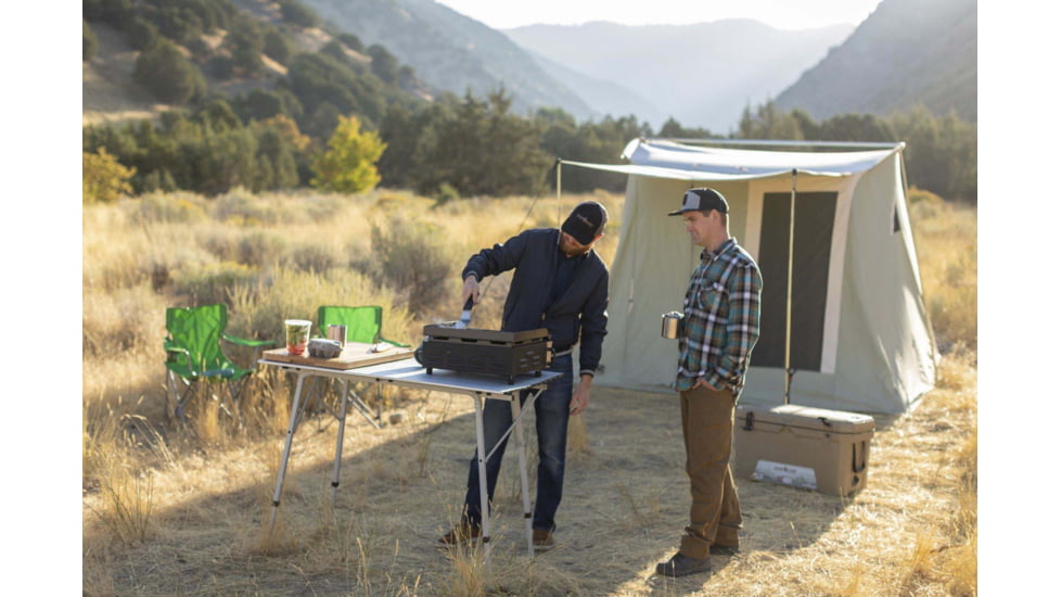 Camp Chef Versatop Portable Flat Top Griddle 250, Black/Stainless, FTG250