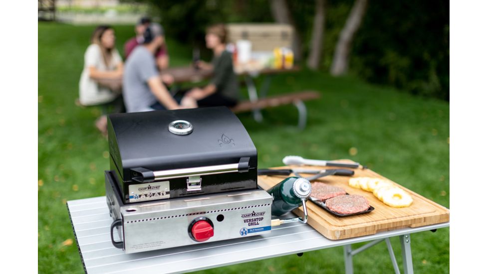 Camp Chef VersaTop Grill, 15000 BTU/hr Burner, Multi, FTG250