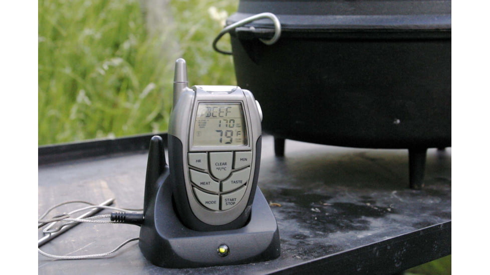 Camp Chef Wireless Thermometer, Black/Gray, LTRM