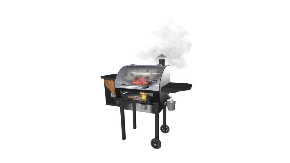 Camp Chef Woodwind Pellet Grill, Stainless Steel, PG24WWS