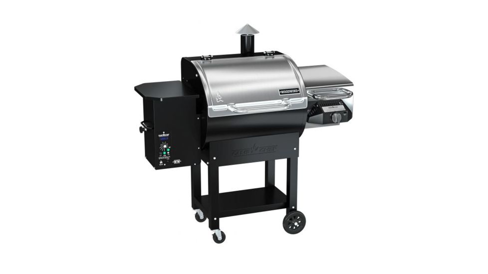 Camp Chef Woodwind Pellet Grill w/ Sear Box, Black/Silver PG24WWSS