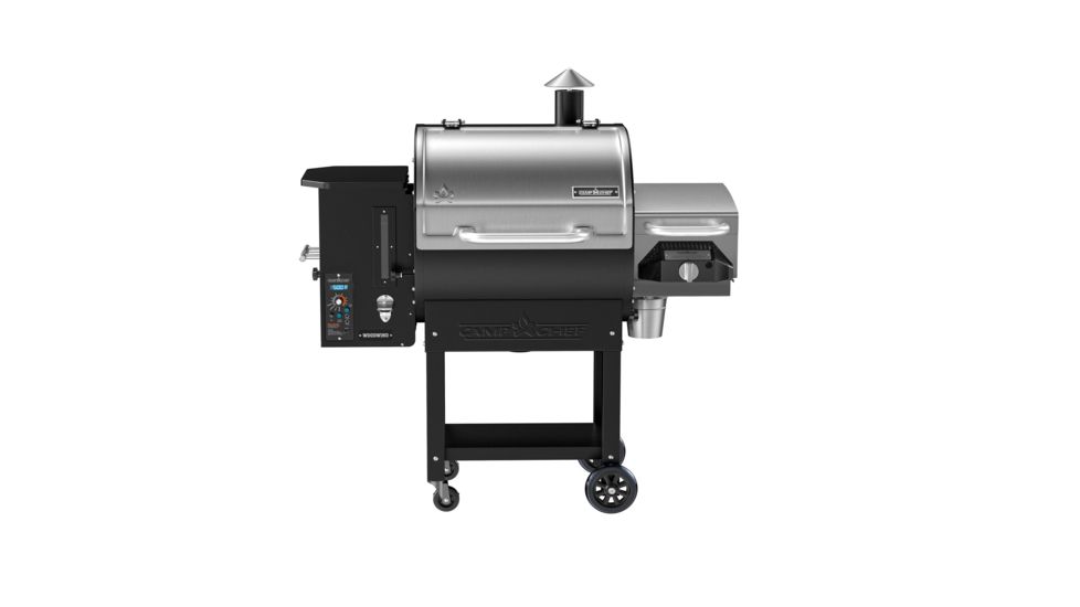 Camp Chef Woodwind Pellet Grill w/ Slide &amp; Grill And Sear Box, Black/Silver, PG24SGWWSS