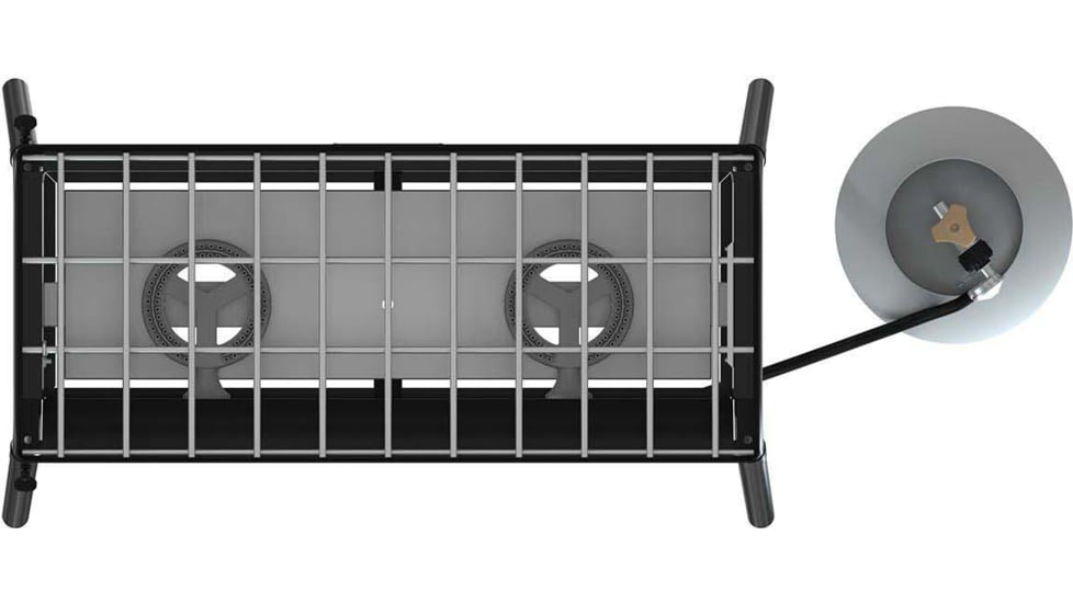 Camp Chef Yukon Burner, 2 x Burner, Red/Silver/Black, YK60LW