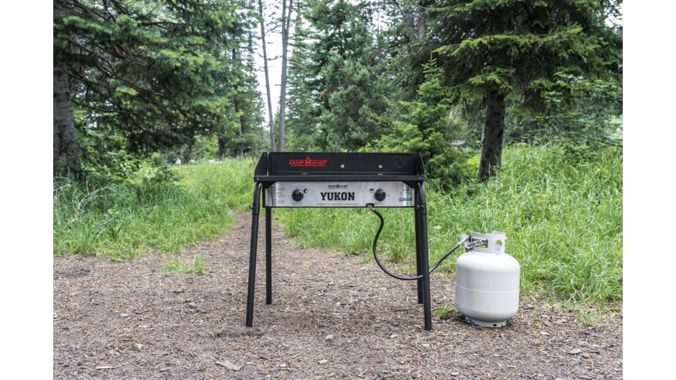 Camp Chef Yukon Burner, 2 x Burner, Red/Silver/Black, YK60LW