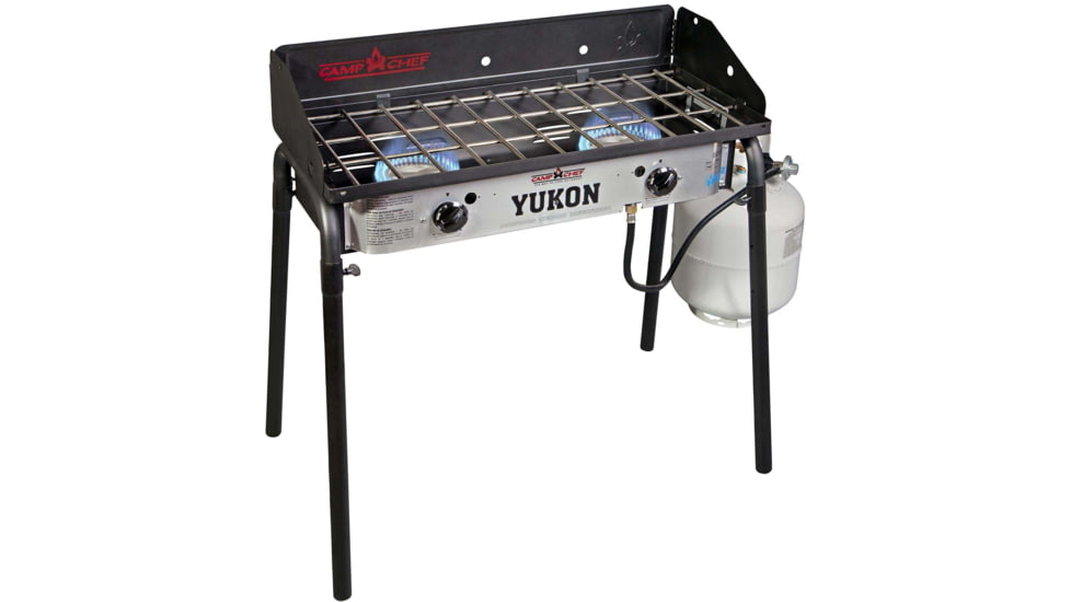 Camp Chef Yukon Burner, 2 x Burner, Red/Silver/Black, YK60LW