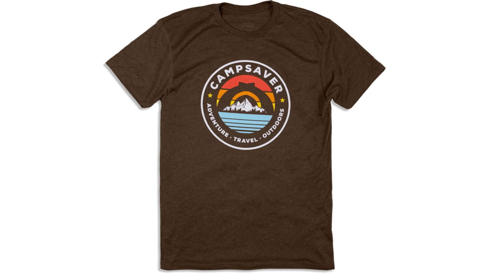 CampSaver Circle Adventure T-Shirt, Esspresso, Small, CRAD-ESP -Small