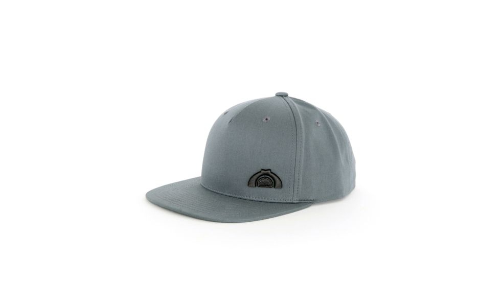 CampSaver Logo Hat Embroidered Logo - Unisex, Flint Gray/ Black Logo, One Size, CS-Logo-Hat-FLGRY-OS