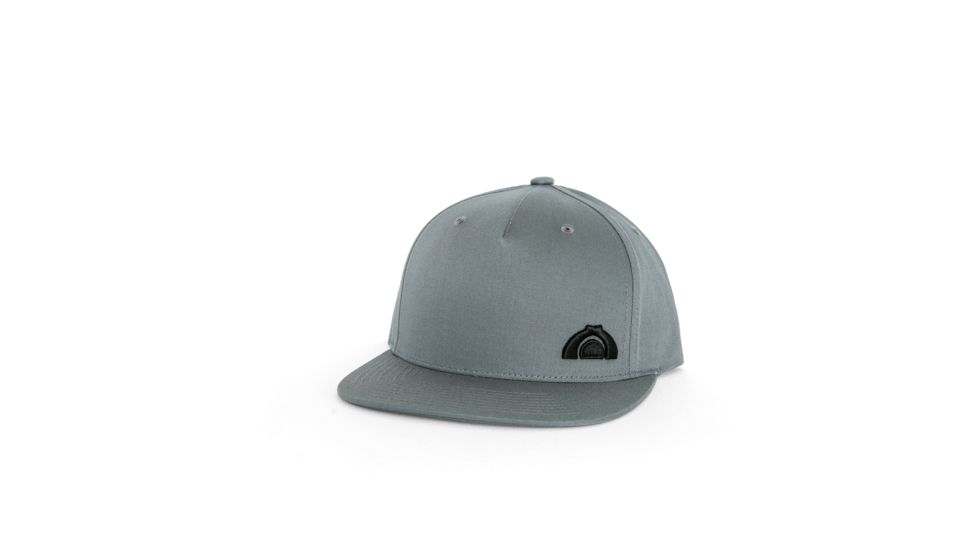 CampSaver Logo Hat Embroidered Logo - Unisex, Flint Gray/ Black Logo, One Size, CS-Logo-Hat-FLGRY-OS