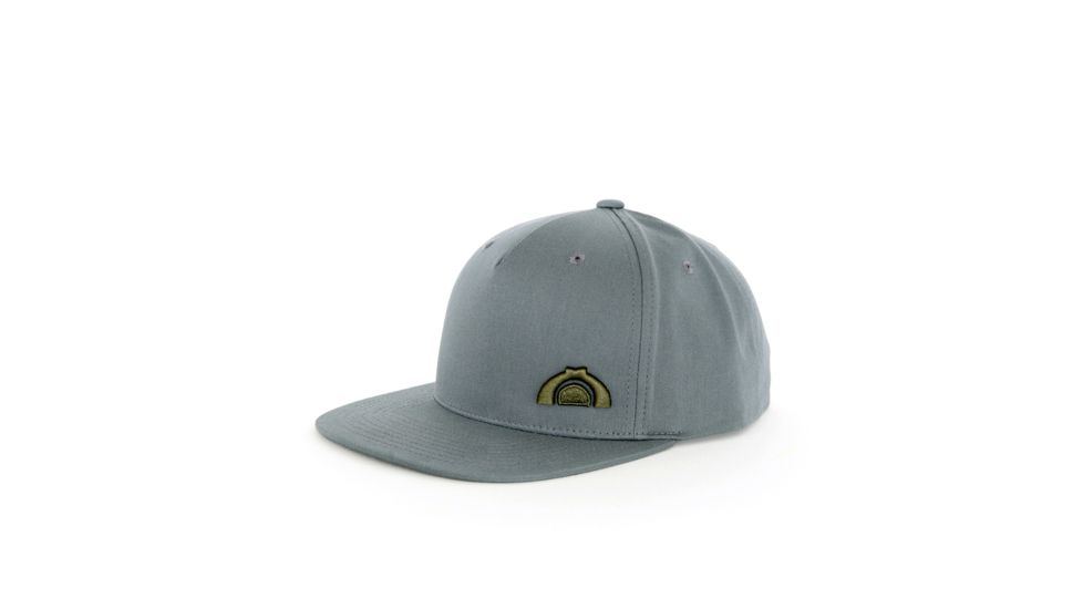 CampSaver Logo Hat Embroidered Logo - Unisex, Flint Gray/Green Logo, One Size, CS-Logo-Hat-FLGRY/GRN-OS