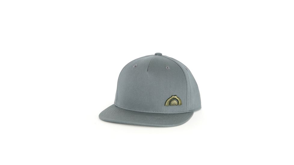 CampSaver Logo Hat Embroidered Logo - Unisex, Flint Gray/Green Logo, One Size, CS-Logo-Hat-FLGRY/GRN-OS