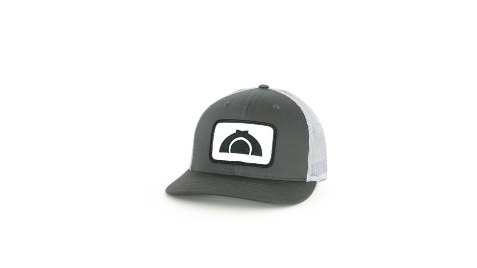 CampSaver Logo Hat Embroidered Patch - Unisex, Charcoal/Grey, One Size, CS-Logo-Hat-CHAR/GRY-OS