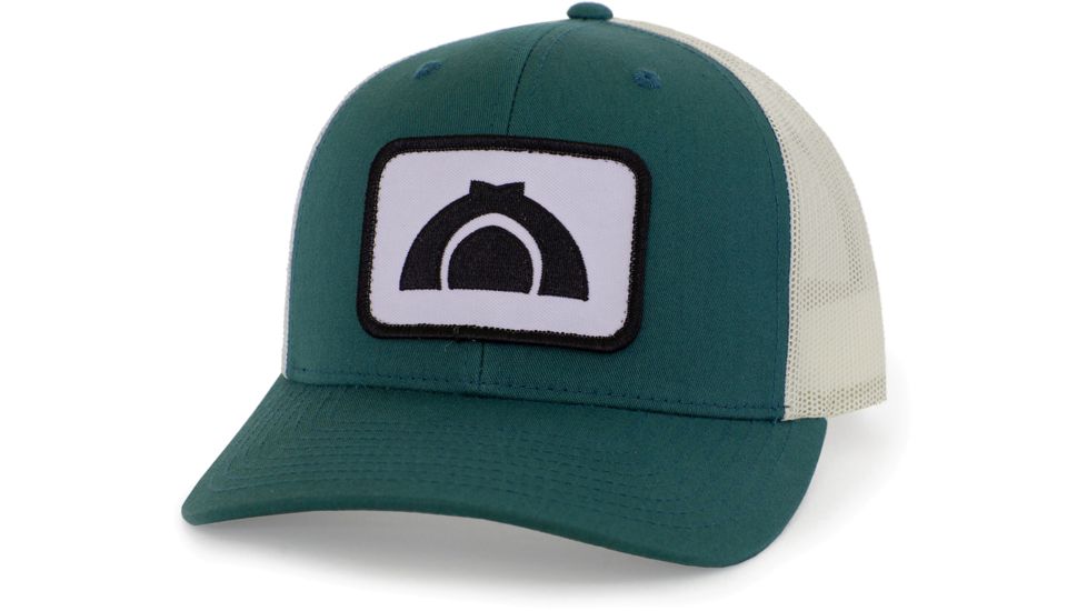 CampSaver Logo Hat Embroidered Patch - Unisex, Deep Teal/Birch, One size, CSLogoHat-50-I12DTLBIA-EMBP