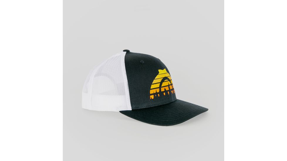 CampSaver Logo Hat - Unisex, Sunset Trees/Navy/White, One Size, CS-Logo-Hat-SSTR-NVY/WHT-OS
