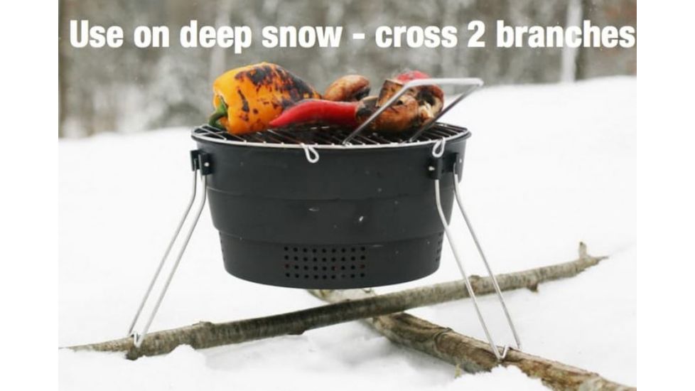 Pop Up Grill Portable Grill, Black pug0001