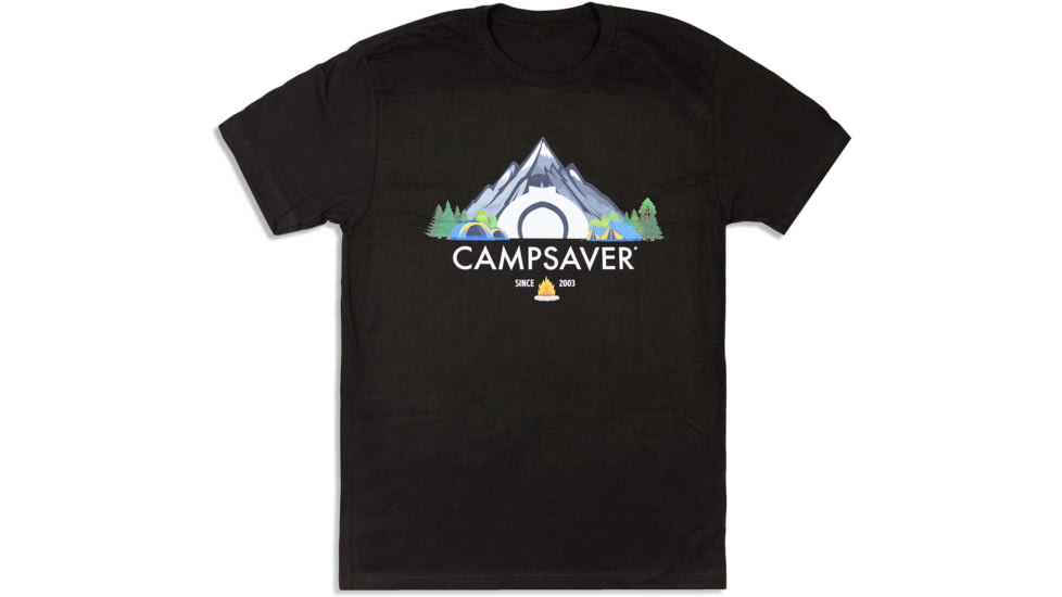 CampSaver Since 2003 T-Shirt, Black, X-Large, S03-Adult-BLK-X-Large