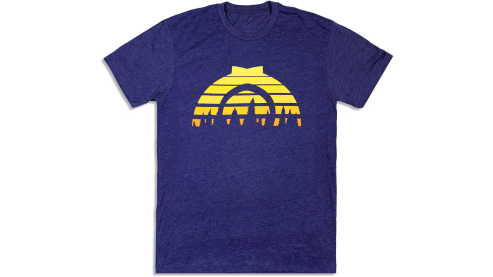 CampSaver Sunset Logo T-Shirt, Storm, X-Large, SNST-Logo-STR-X-Large