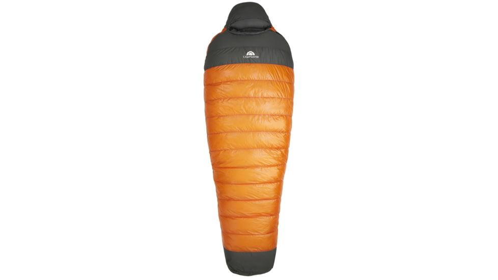 CampSaver Ultralight 10 Mens Sleeping Bag (850 Goose Down)-Bright Orange-Long