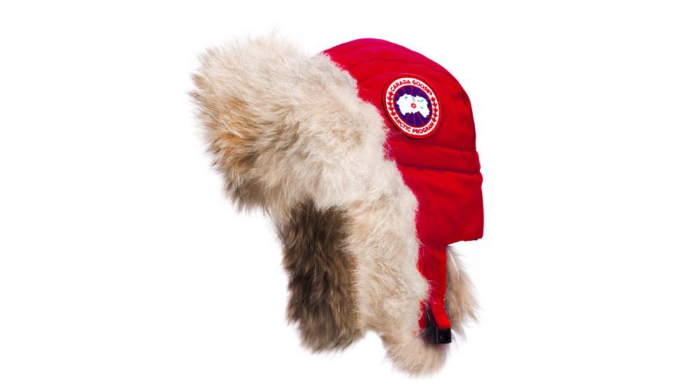 Canada Goose Aviator Hat - Men's -Red-S/M