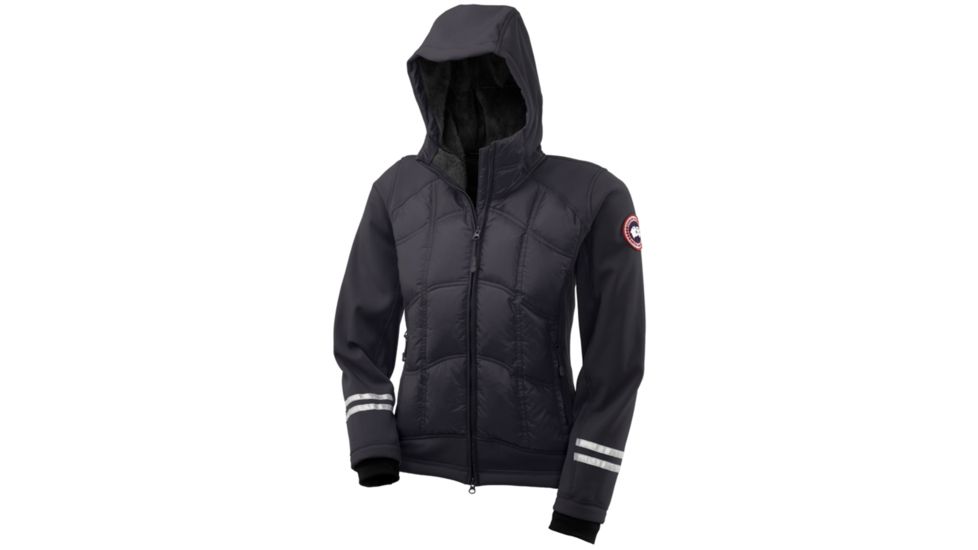 Canada Goose Hybridge Hoody Clearance - Women's-Black-X-Small