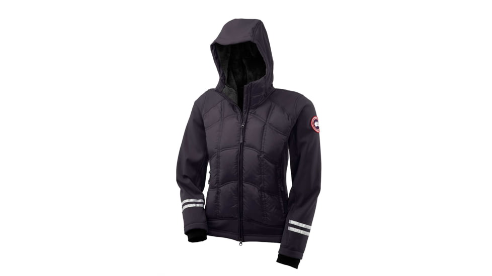 Canada Goose Hybridge Hoody - Women's-Black-Small