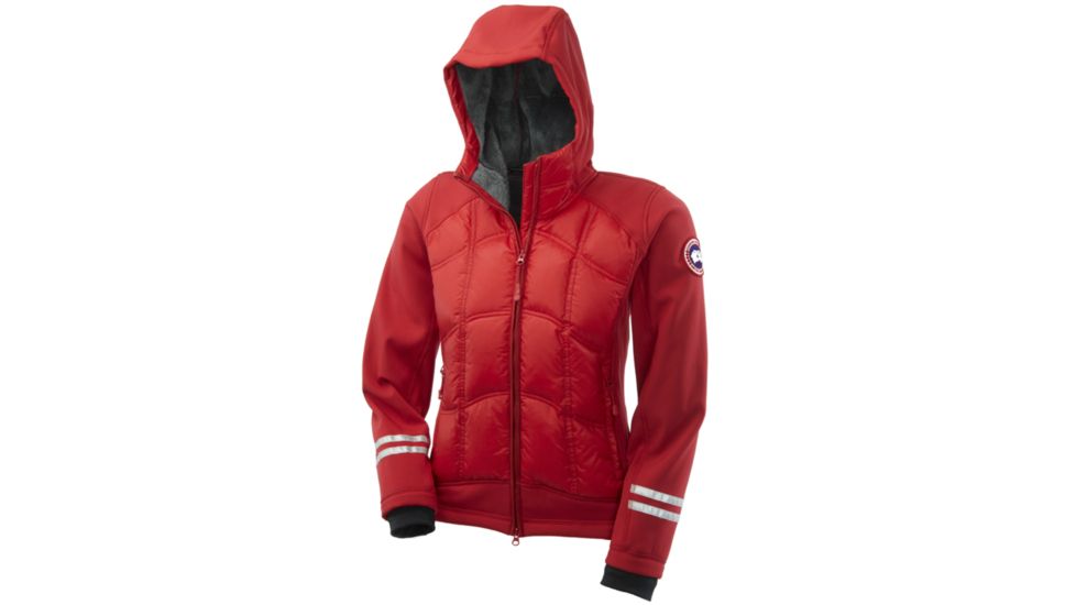 Canada Goose Hybridge Hoody - Women's-Red-X-Small