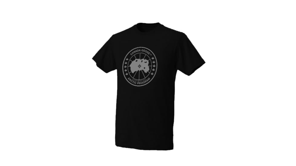 Canada Goose Logo T-Shirt - Men's-Black-Small
