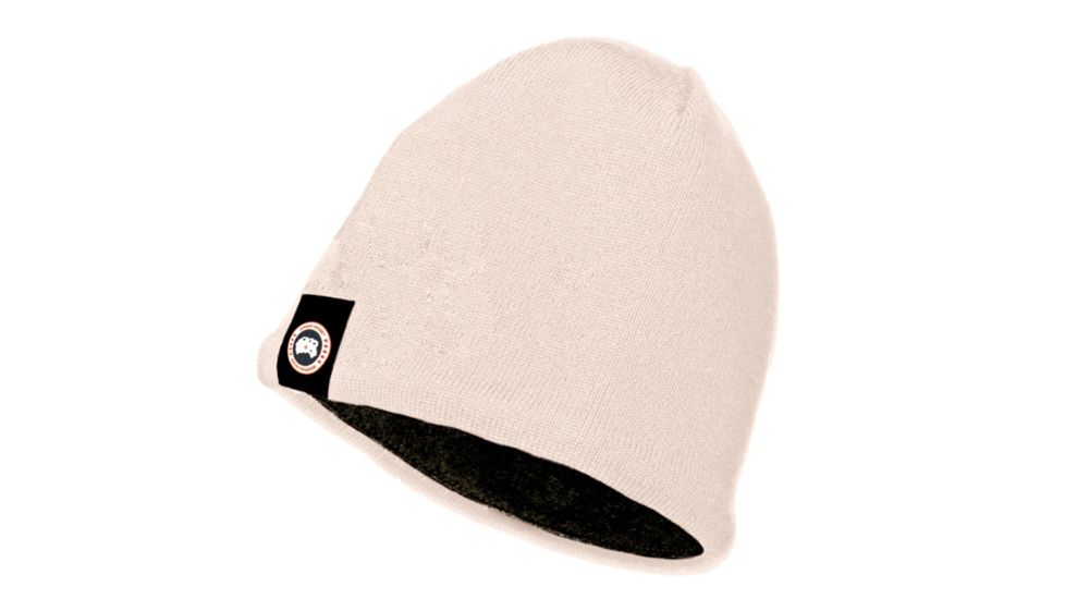 Canada Goose Merino Wool Beanie - Men's-Ivory