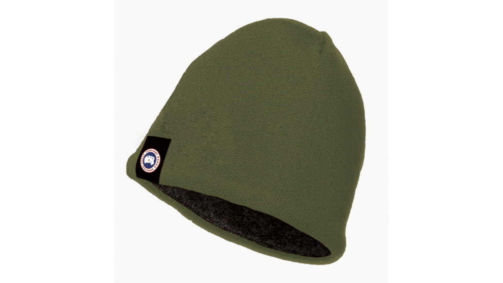 Canada Goose Merino Wool Beanie - Men's-Military Green