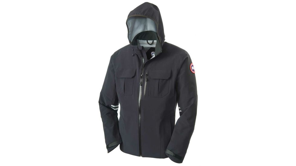 Canada Goose Moraine Shell Jacket - Men's-Black-Small